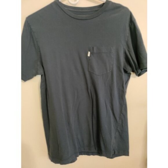 Levi’s T-Shirt Men's Small Blue Solid Pocket - Picture 1 of 3